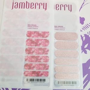 Jamberry nail wrap duo: soft pink